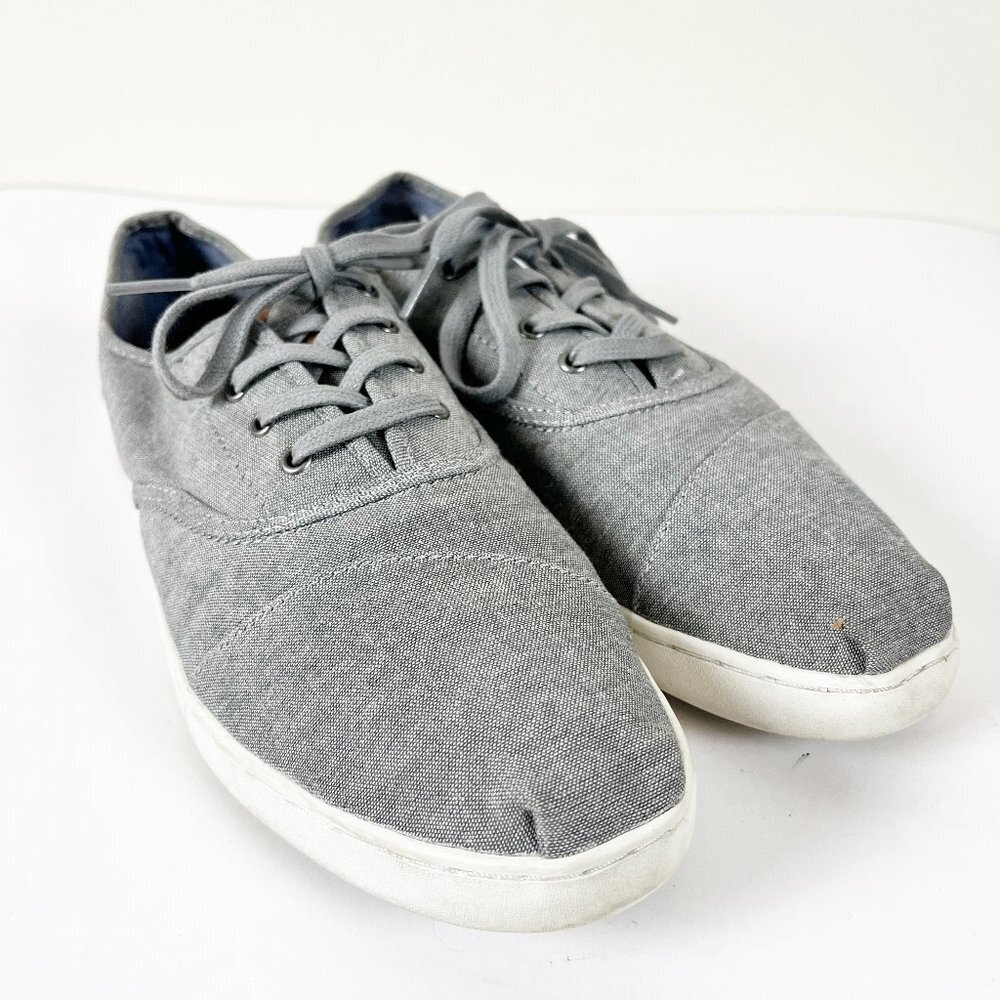 2/$20 Toms Gray Sneakers 10